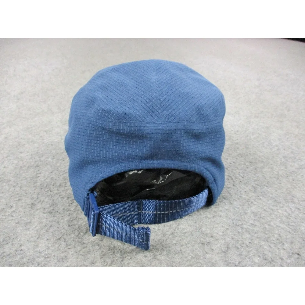 Lululemon Hat Cap Strap Back Womens Medium Blue Buckle Reflective Running